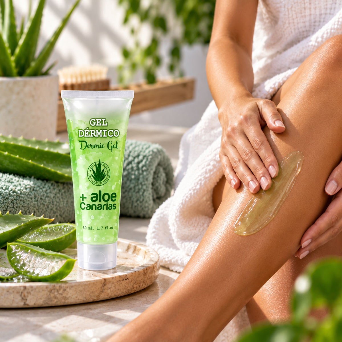 Aloe vera gel za kožo - Dermic gel, 50ml - slika 4