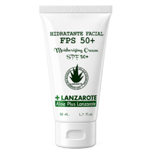 Vlažilna krema za obraz s SPF 50+ z aloe vero