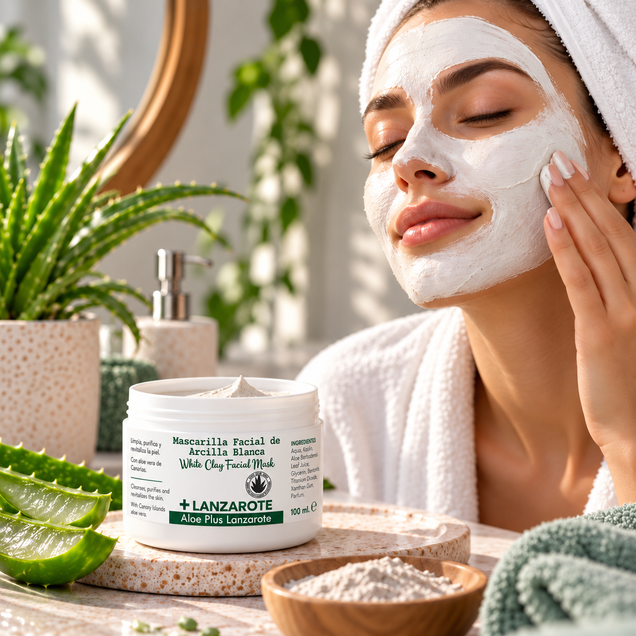 Maska za obraz aloe vera, 100ml - slika 4