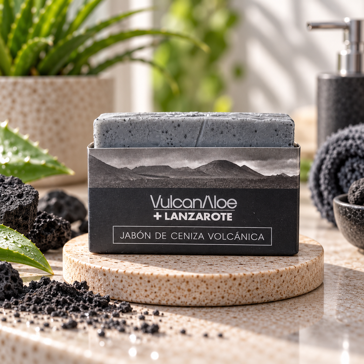 VulcanAloe piling milo z vulkanskim kamnom, 110 g - slika 2