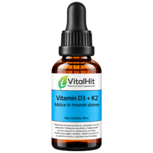 Vitamin D3 + K2 MK-7 – tekoče prehransko dopolnilo