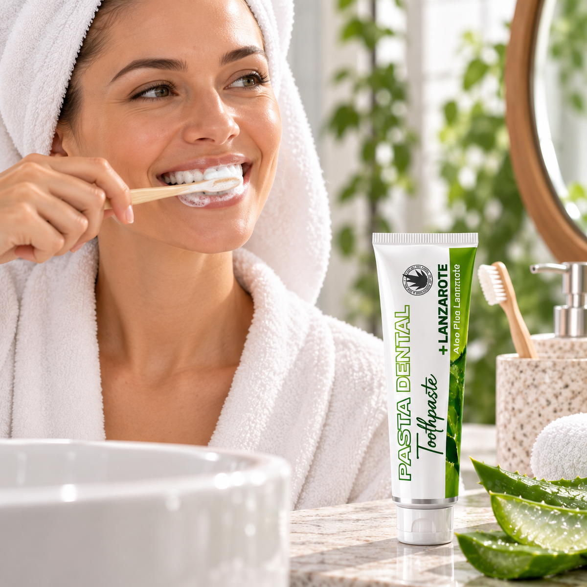 Zobna pasta z aloe vero in fluoridom, 75 ml - slika 4
