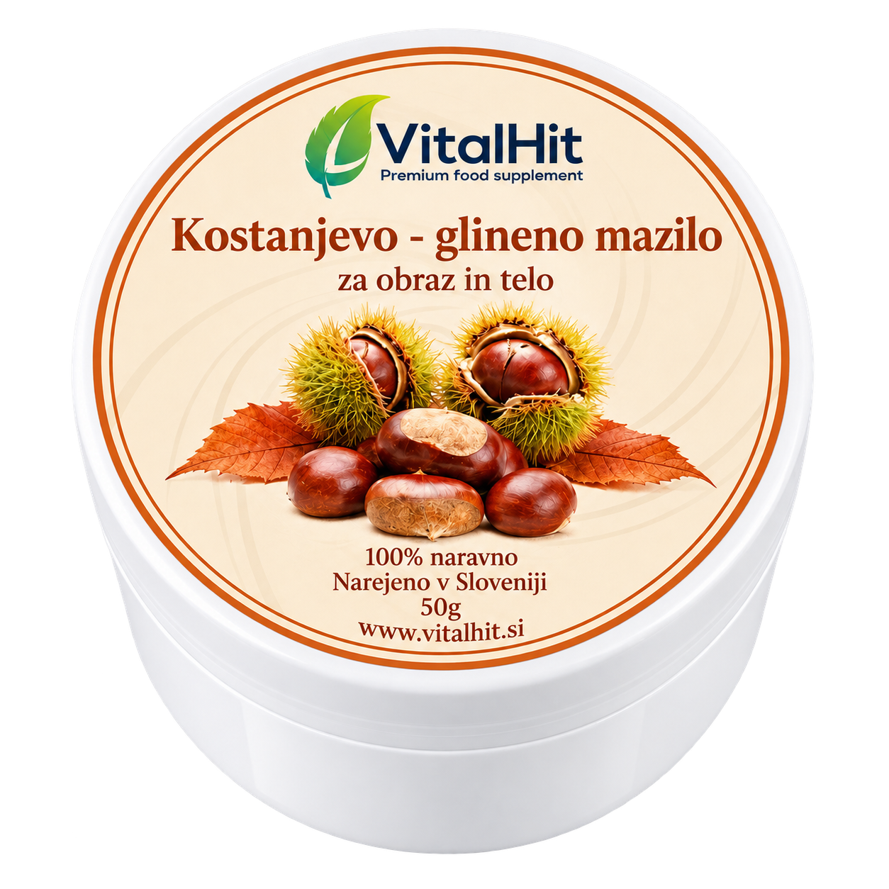 Glineno kostanjevo mazilo, 50g